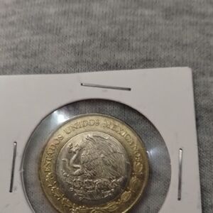 Mexican Coin with Eagle Design